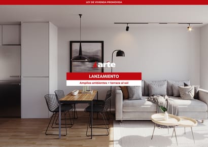 Venta de apartamento de 1 dormitorio en cordon sur con terraza al sol