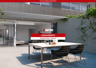 Venta de apartamento de 2 dormitorios con terraza, patio y suite en Cordón Sur