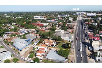 Venta de Terreno de 1863 m² en Villa Elisa. Acceso Sur