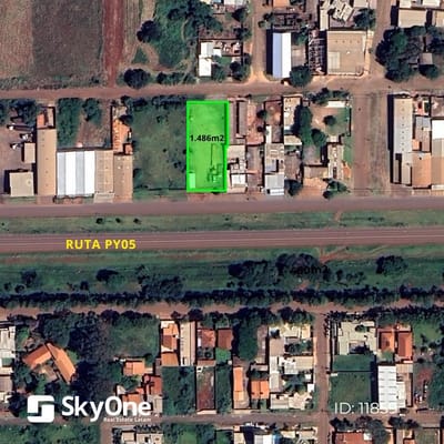 EN VENTA PROPIEDAD DE 1486 m2 EN PEDRO JUAN CABALLERO SOBRE LA RUTA PY05