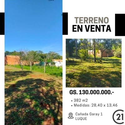 TERRENO EN VENTA EN CAÑADA GARAY, LUQUE 