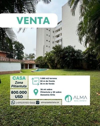 VENTA CASA BARRIO MCAL LOPEZ