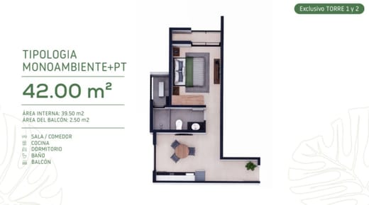 Monoambiente en pozo, Veralta Vida de Club: ¡Tu inversión inteligente con estilo y confort!