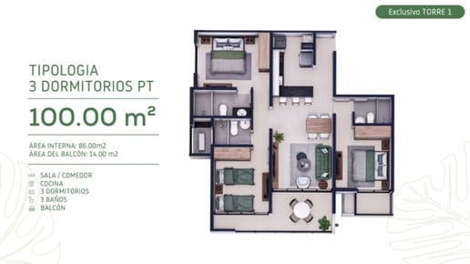 Exclusivo Departamento de Lujo en Pozo: 3 Dormitorios con Acceso a Veralta Vida de Club.