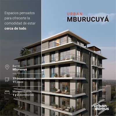 VENDO DEPTOS ZONA CASA RICA MOLAS LOPEZ “Urban Mburucuya”