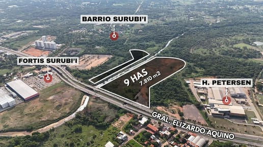 TERRENO DE 98.710 m2 SOBRE RUTA TRANSCHACO – LIMPIO EN VENTA