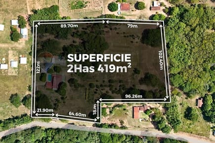 AMPLIO TERRENO DE 20.419 M2 CON CASA EN VILLETA EN VENTA