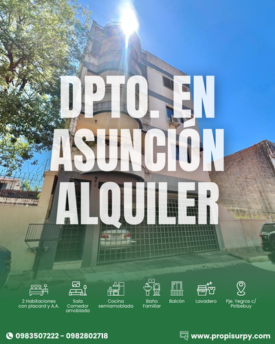 DEPARTAMENTO EN ALQUILER - ASUNCIÓN