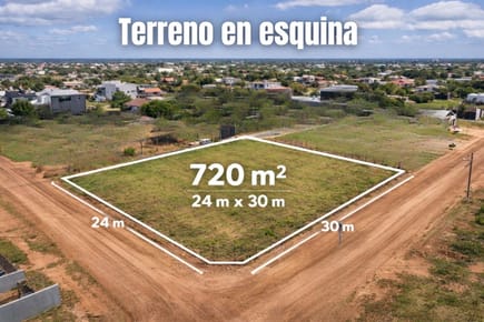 TERRENO EN ESQUINA EN LIMPIO EN VENTA AlP