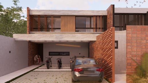 Amplia Casa moderna en construcción-  Barrio Mburucuya