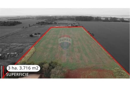 TERRENO DE 33.716 M2 EN SANTA FE DEL PARANA, ALTO PARANA EN VENTA