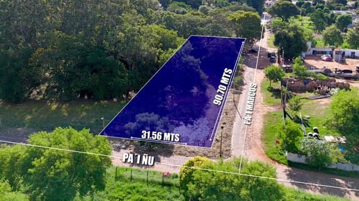 Terreno en esquina de 2864 m2 en Zona Norte