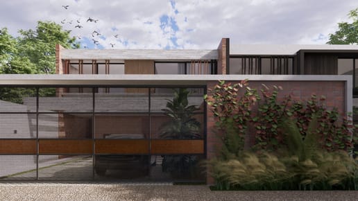 En ventaAmplia Casa moderna en construcción zona Barrio Mburucuya