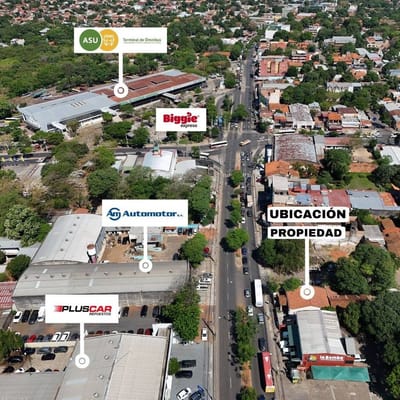 Terreno con Construcción en Venta en Av. Fernando de la Mora