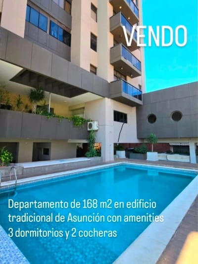 VENDO DEPARTAMENTO EN EDIFICIO TRADICIONAL DE ASUNCION