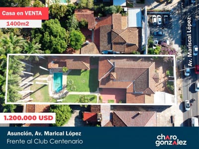 PROPIEDAD EN VENTA FRENTE AL CLUB CENTENARIO