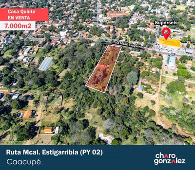 CASA QUINTA EN VENTA EN CAACUPE