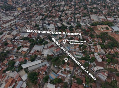 Terreno sobre la Av. Fernando de la Mora