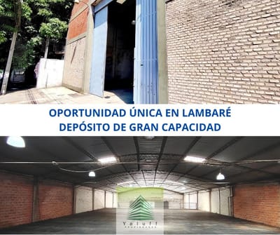 OPORTUNIDAD ÚNICA EN LAMBARÉ – DEPÓSITO DE GRAN CAPACIDAD
