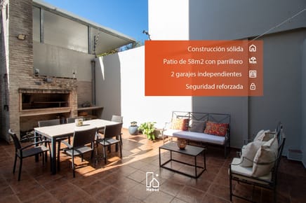 Venta Apartamento 3 Dormitorios Malvin - Gran patio 58m2 + Parrillero - 2 Garajes indep. - Constr. sólida
