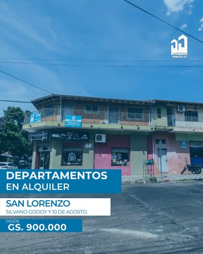 Departamentos disponibles en el centro de San Lorenzo ✨