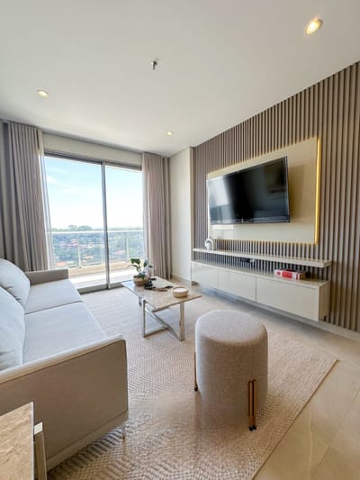 Vendo hermoso departamento de dos dormitorios amoblado de 96 m2 ! Zona Casa Rica Molas Lopez.