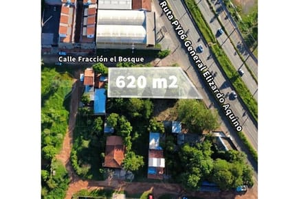 TERRENO COMERCIAL CON AMPLIO FRENTE SOBRE RUTA TRANSCHACO EN VENTA