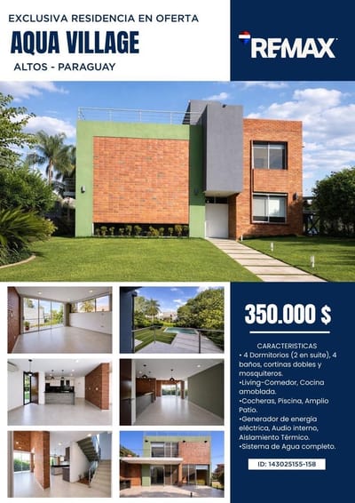 Vendi hermosa casa en Altos