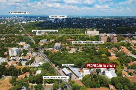 EXCLUSIVO TERRENO DE 761 M2, ESTRATÉGICAMENTE UBICADO A METROS DE AVDA. MCAL. LÓPEZ, IDEAL PARA INVERSIÓN O DESARROLLO.