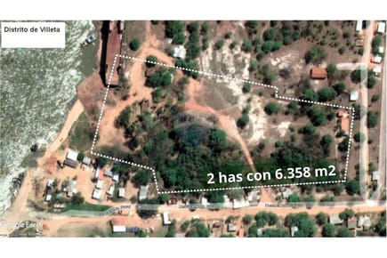AMPLIO TERRENO COMERCIAL CON SALIDA AL RÍO PARAGUAY EN VENTA (26.358 M2)