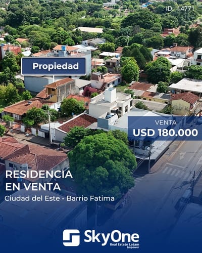 Propiedad en venta - Barrio Fatima, CDE
