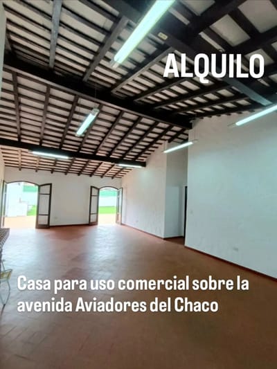 ALQUILO CASA PARA USO COMERCIAL SOBRE LA AVENIDA CHOFERES DEL CHACO