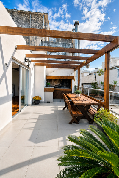Último piso con terraza soñada y parrillero propio en Pocitos
