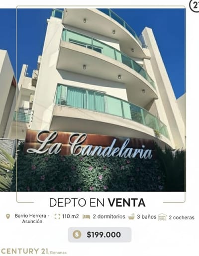 Exclusivo Departamento en Venta – Edificio La Candelaria