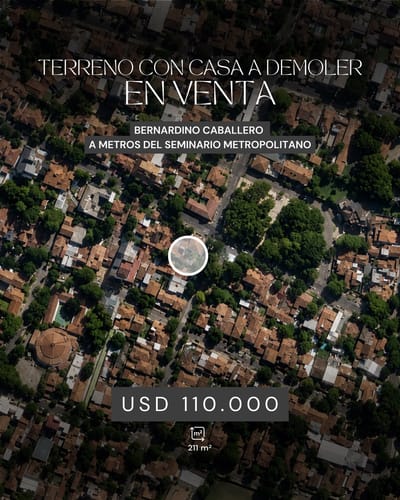 Terreno en venta en Bernardino Caballero, Asunción