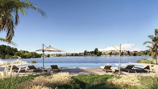 Ona, venta 3 dormitorios, sobre el Lago La Caleta, Parque Miramar