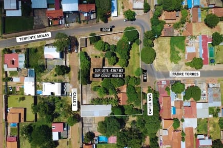 TERRENO LOTEADO DE 4.367M2 EN SAN LORENZO