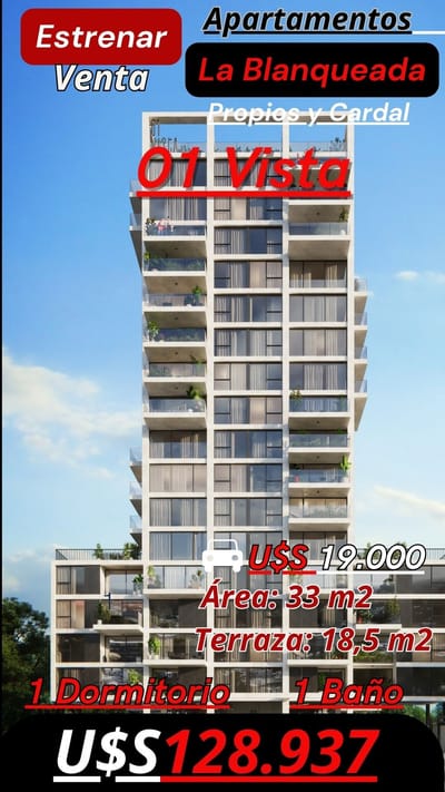01 Vista - Moderno Edificio C/domotica Autosustentable - Apartamento De 1 Dormitorio - Otros Mono Y 2 Dormitorios