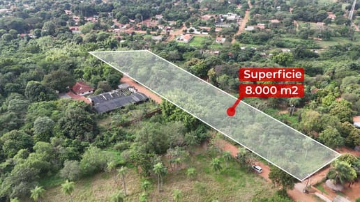 VENDO TERRENO EN LIMPIO DE 8000M2