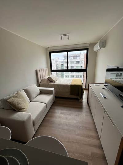 Pocitos Monoambiente Alquiler Con muebles Luminoso