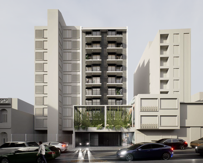 Apartamentos de un dormitorio en Cordón Sur con balcón en pozo