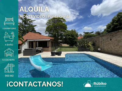 Residencia de categoría en alquiler con piscina, barbacoa y seguridad completa - entorno privilegiado