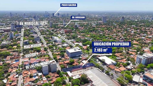 En venta terreno 2.183 m2 sobre Av. Rca Argentina, salida calle a calle