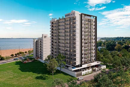 EN ENCARNACION! DEPARTAMENTOS CON VISTA AL RIO! IDEAL PARA VIVIR O RENTABILIZARLO