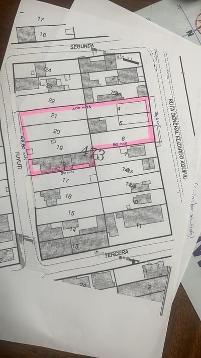 Vendo terreno de 4.200 m2 sobre ruta elizardo aquino, luque