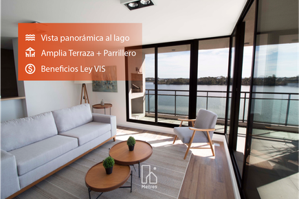 Venta Apartamento Parque Miramar 3 dormitorios - Vista al lago + Parrillero - Ley VIS - Precio lanzamiento