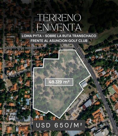 Terreno Sobre Ruta Transchaco En Venta