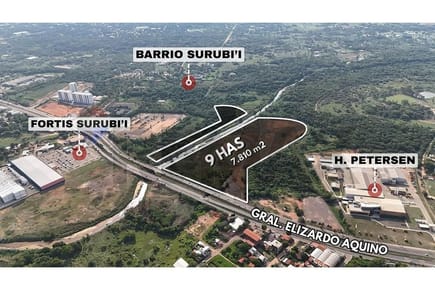 IMPORTANTE PROPIEDAD SOBRE RUTA EN LIMPIO 9.8HAS    J.A.