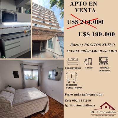¡¡¡OPORTUNIDAD, HERMOSO APTO, 3 DORM, CON EXECELENTE CONECTIVIDAD!!!