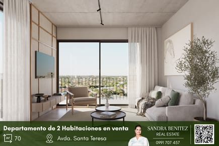 Vendo Departamento De 2 Habitaciones, a minutos del Eje Corporativo de Asunción | Paseo la Galería | Shopping Del Sol